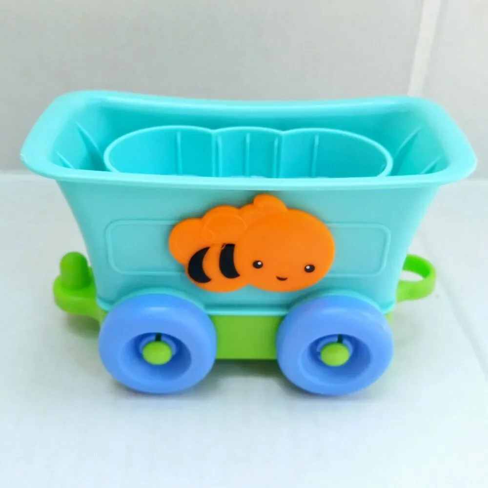 Fisher Price Silly Safari Rattle & Roll Animal Train-2015-DMC44-No Peg Pals